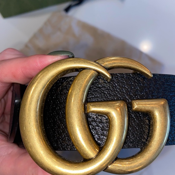 ✨Authentic Gucci GG Marmont Wide Belt 85✨ - Picture 2 of 7